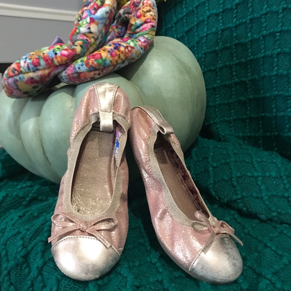 Girl flats and comfy slip ons for inside